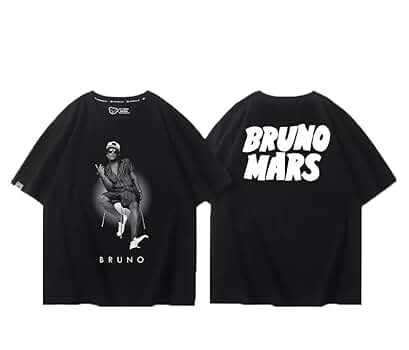 ブルーノマーズ Bruno Mars ツアーTシャツ　L ブルーノマーズTシャツ Bruno Mars - メルカリ